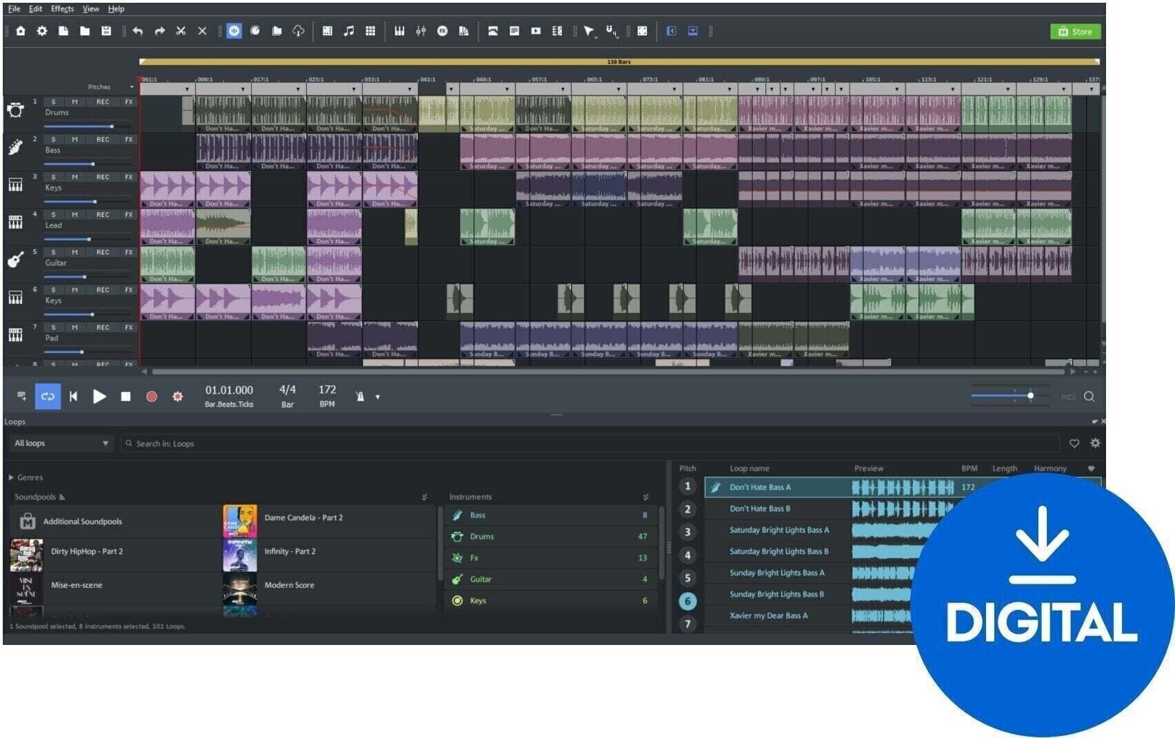 Software MAGIX Music Maker 2026 Premium (Producto digital)