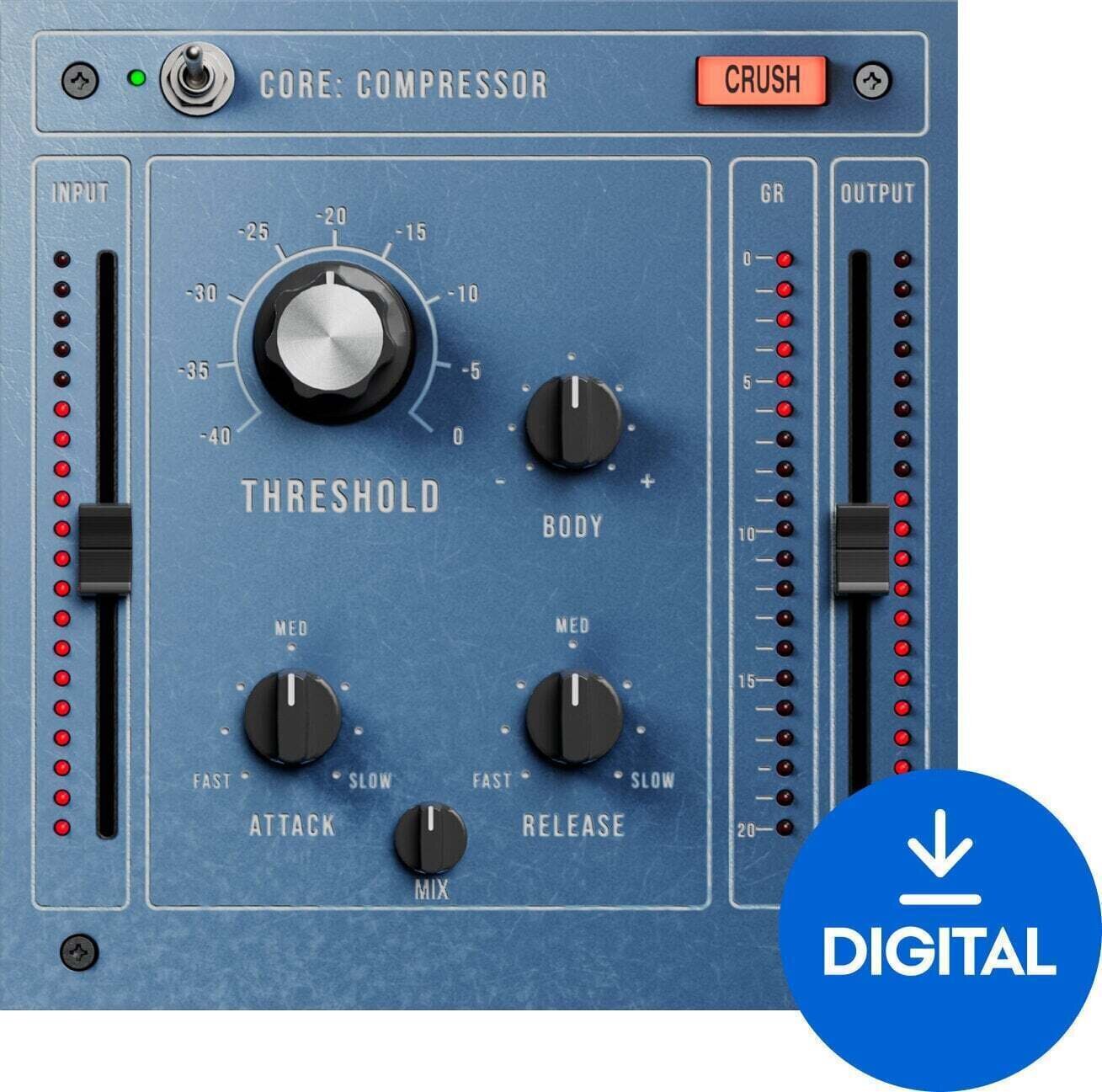 Procesador de efectos de complemento de software Kit Plugins Core Compressor (Producto digital)