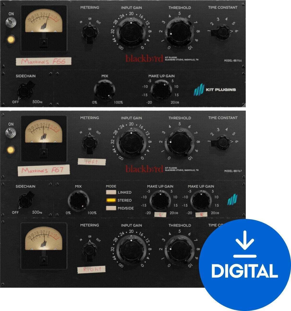 Procesador de efectos de complemento de software Kit Plugins BB F66/ F67 Compressors (Producto digital)