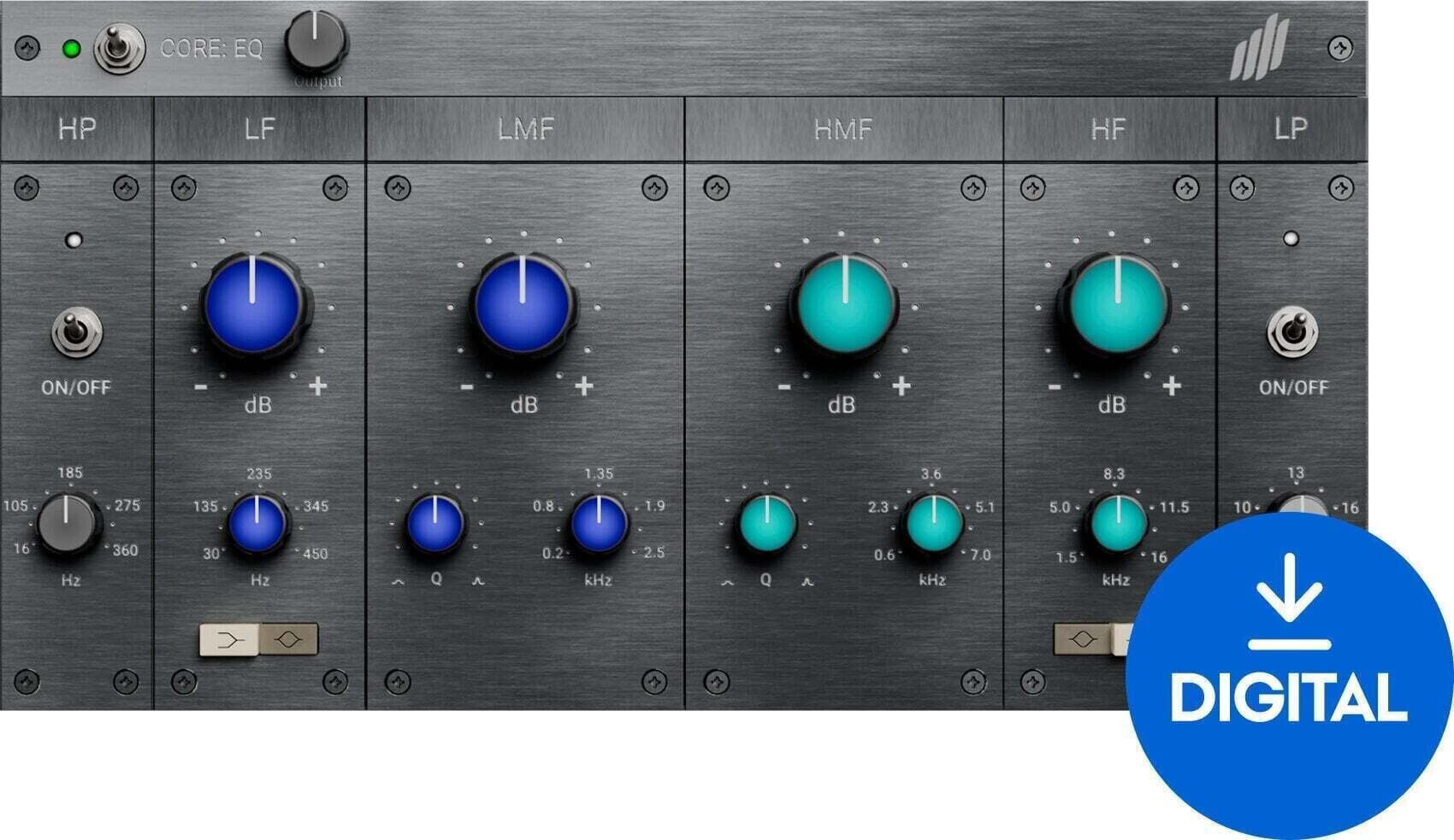Procesador de efectos de complemento de software Kit Plugins Core EQ (Producto digital)
