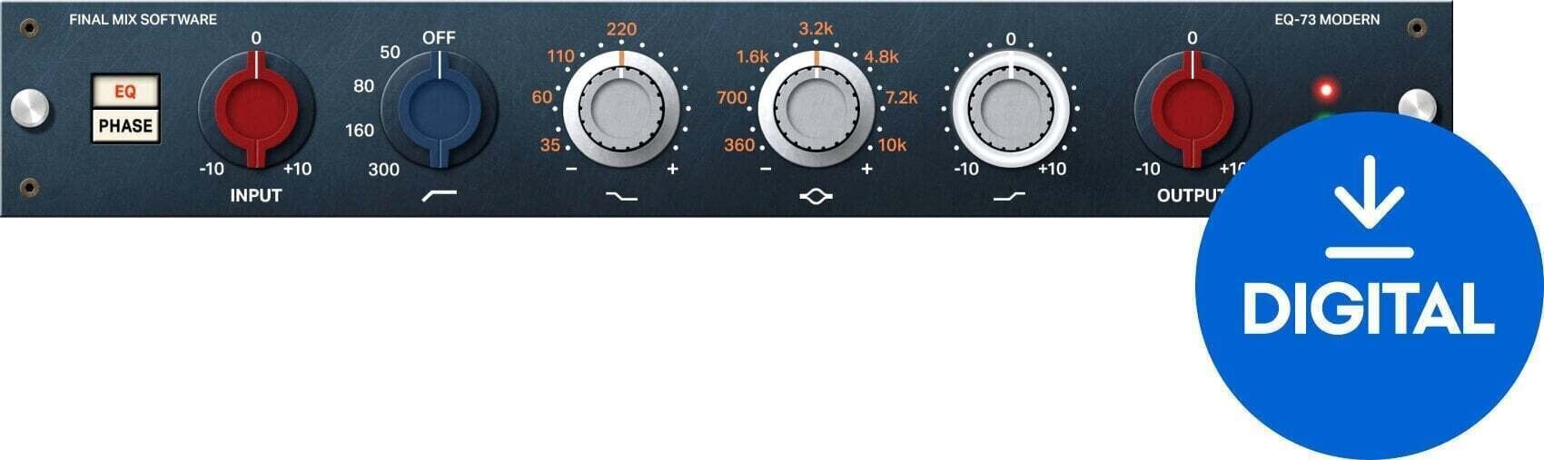 Procesador de efectos de complemento de software Final Mix Software EQ-73 Modern III (Producto digital)