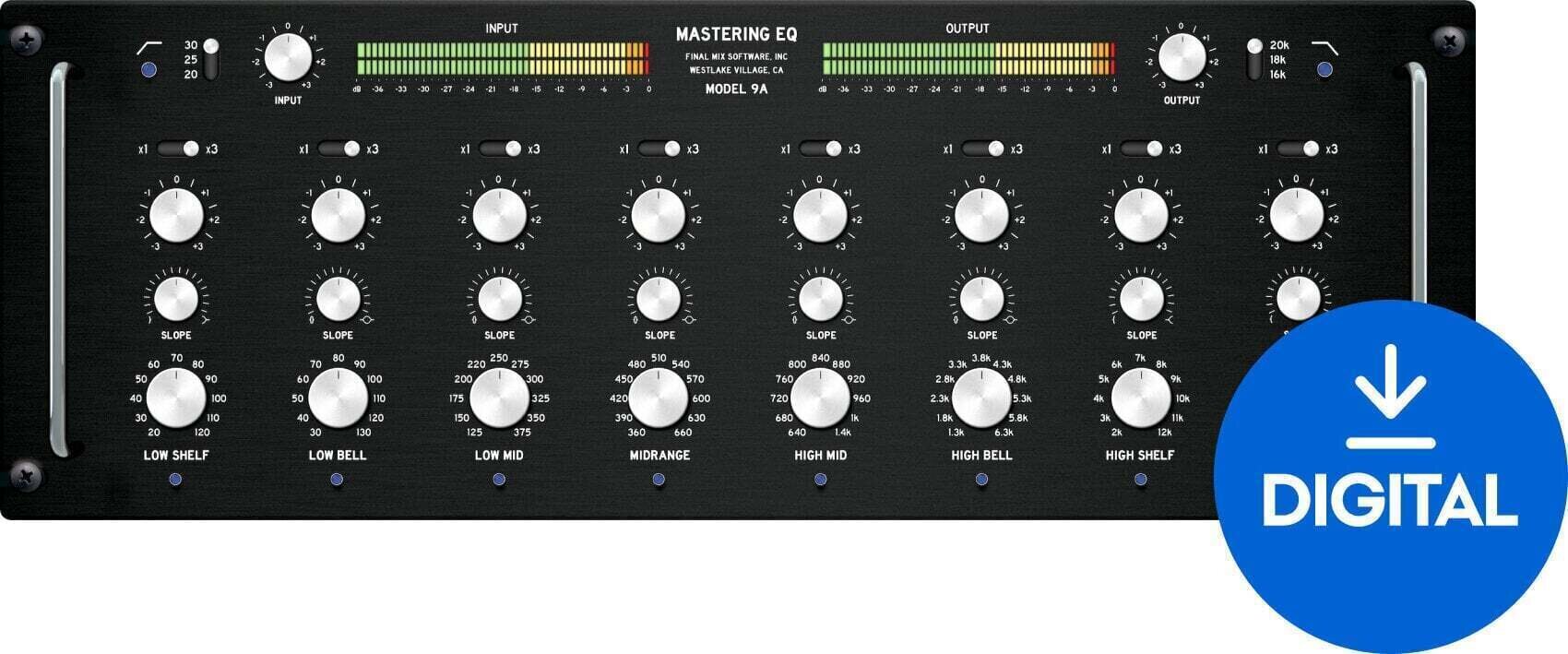 Procesador de efectos de complemento de software Final Mix Software Mastering EQ III (Producto digital)