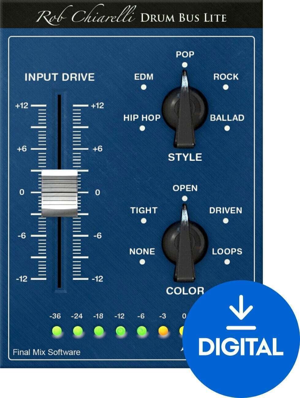 Procesador de efectos de complemento de software Final Mix Software Drum Bus Lite III (Producto digital)