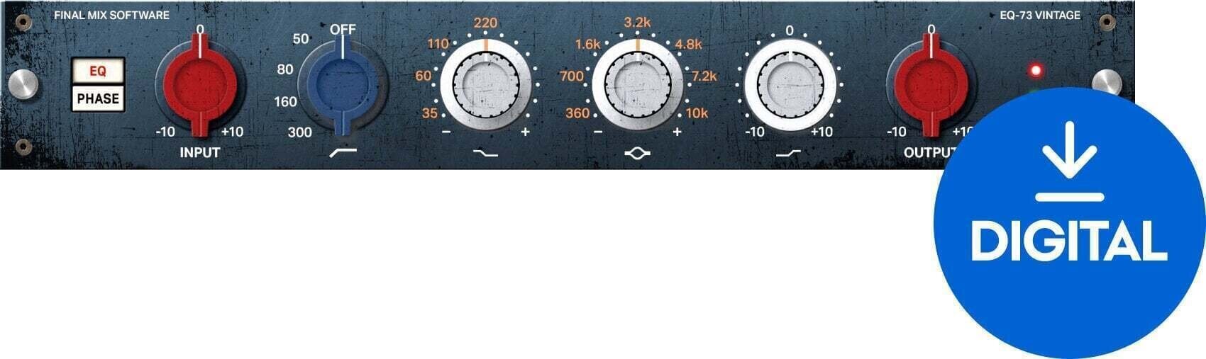 Procesador de efectos de complemento de software Final Mix Software EQ-73 Vintage III (Producto digital)