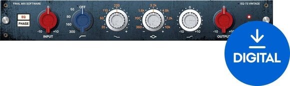 Procesador de efectos de complemento de software Final Mix Software EQ-73 Vintage III (Producto digital) - 1