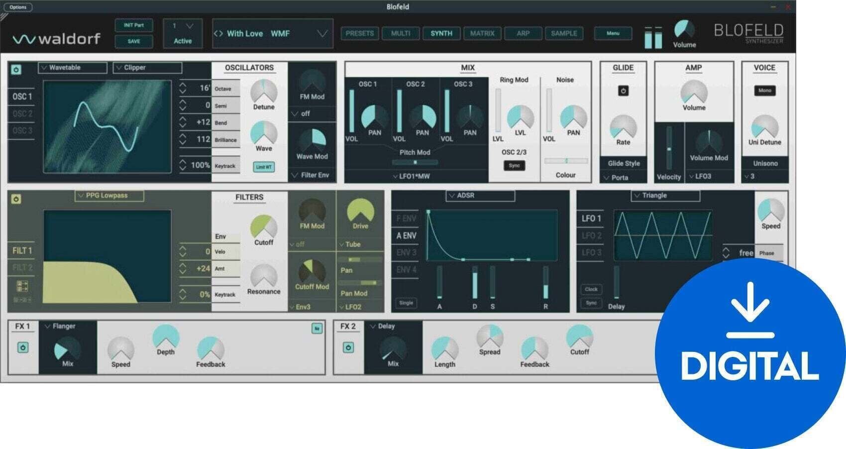 VST Instrument Waldorf Blofeld Plugin (Producto digital)