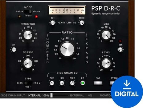 Procesador de efectos de complemento de software PSP Audioware DRC (Producto digital) - 1