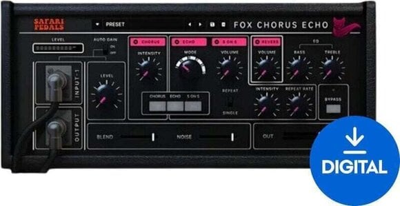 Procesador de efectos de complemento de software Safari Audio Fox Echo Chorus (Producto digital) - 1
