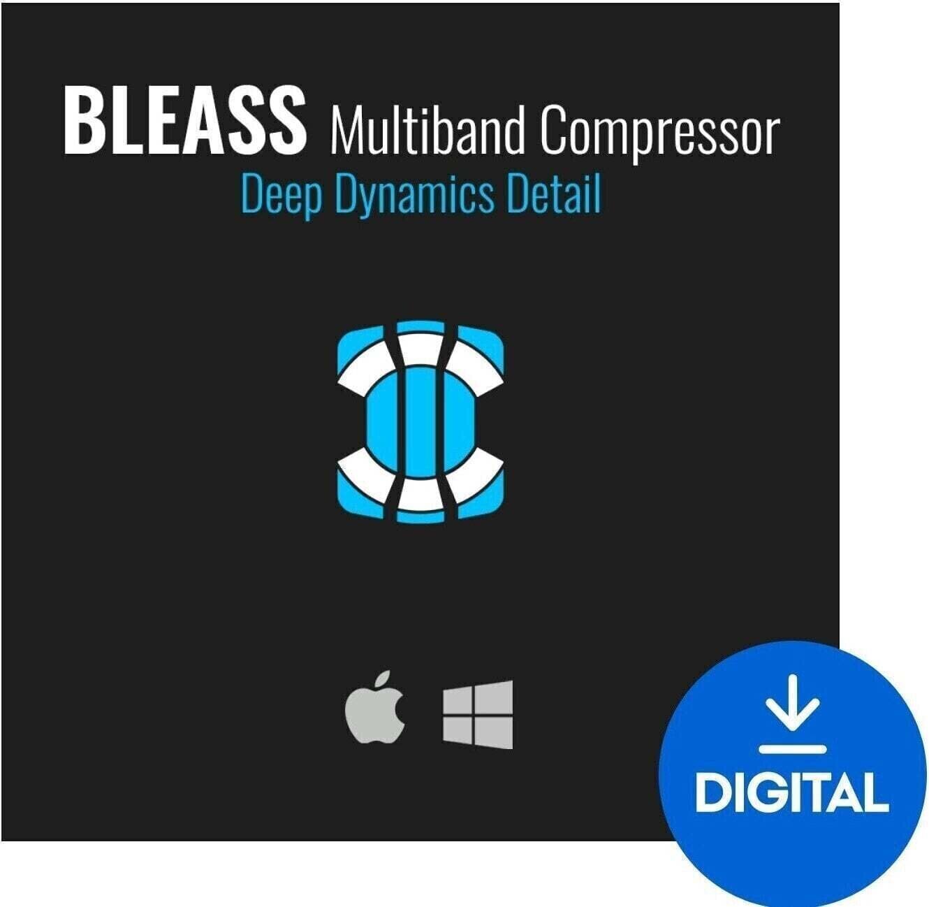 Procesador de efectos de complemento de software BLEASS Multiband Compressor (Producto digital)