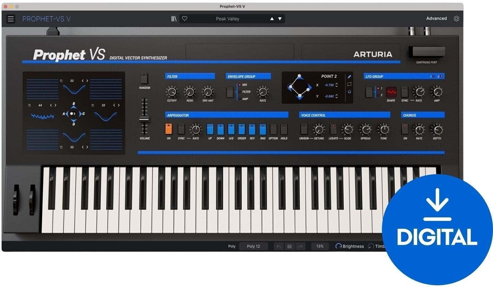 VST Instrument Arturia Prophet VS V (Producto digital)