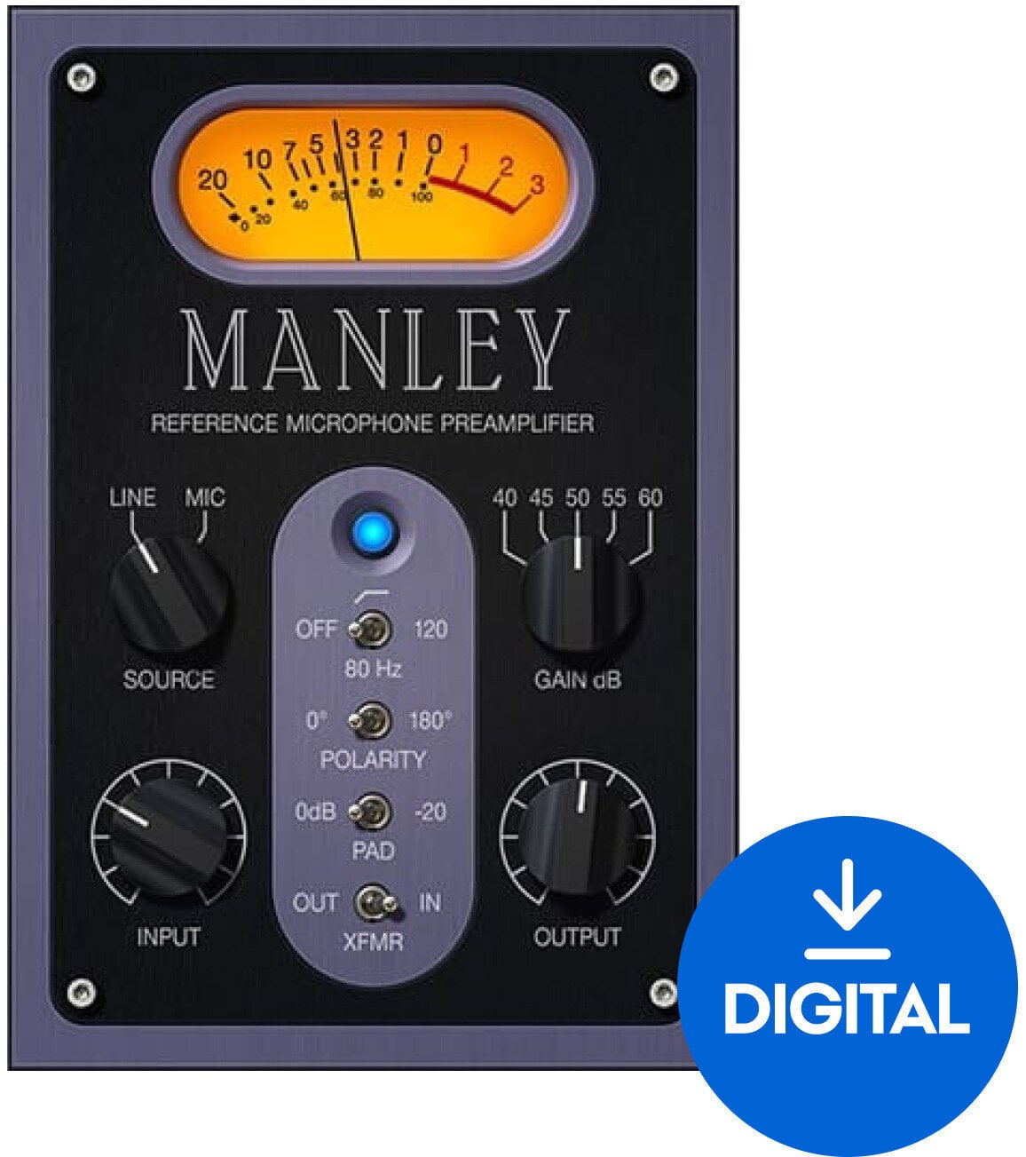 Procesador de efectos de complemento de software Universal Audio Manley Tube Preamp (Producto digital)