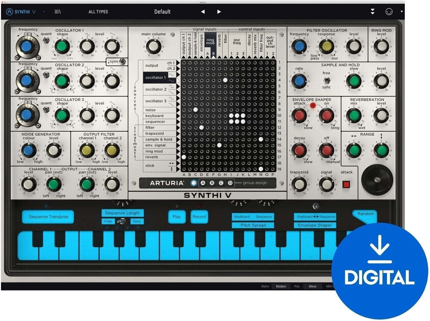 VST Instrument Arturia Synthi V (Producto digital)