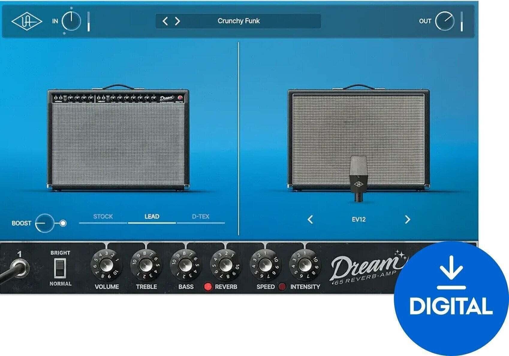 Procesador de efectos de complemento de software Universal Audio Dream '65 Reverb Amp (Producto digital)