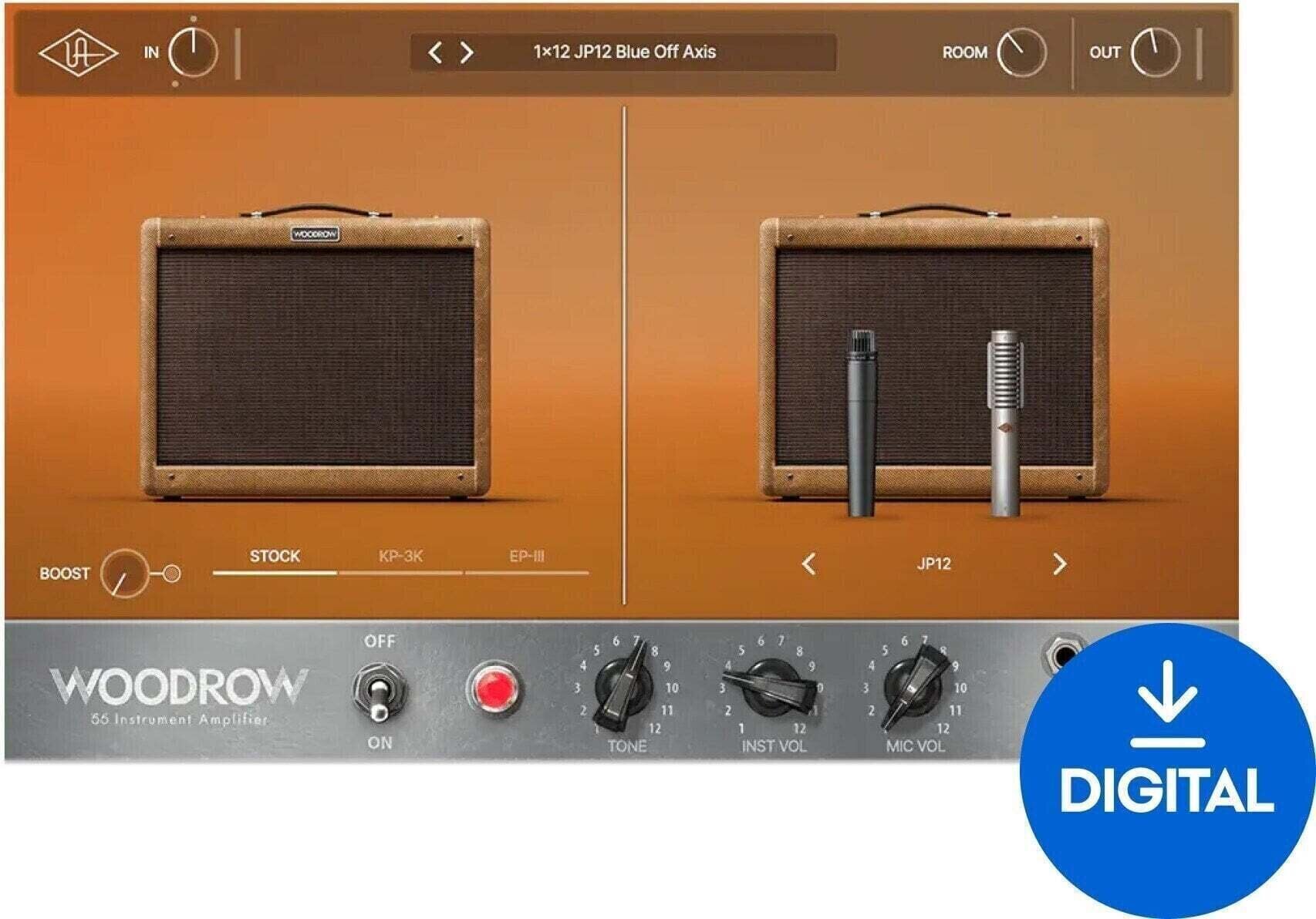 Studijski software plug-in efekt Universal Audio Woodrow '55 Instrument Amp (Digitalni izdelek)