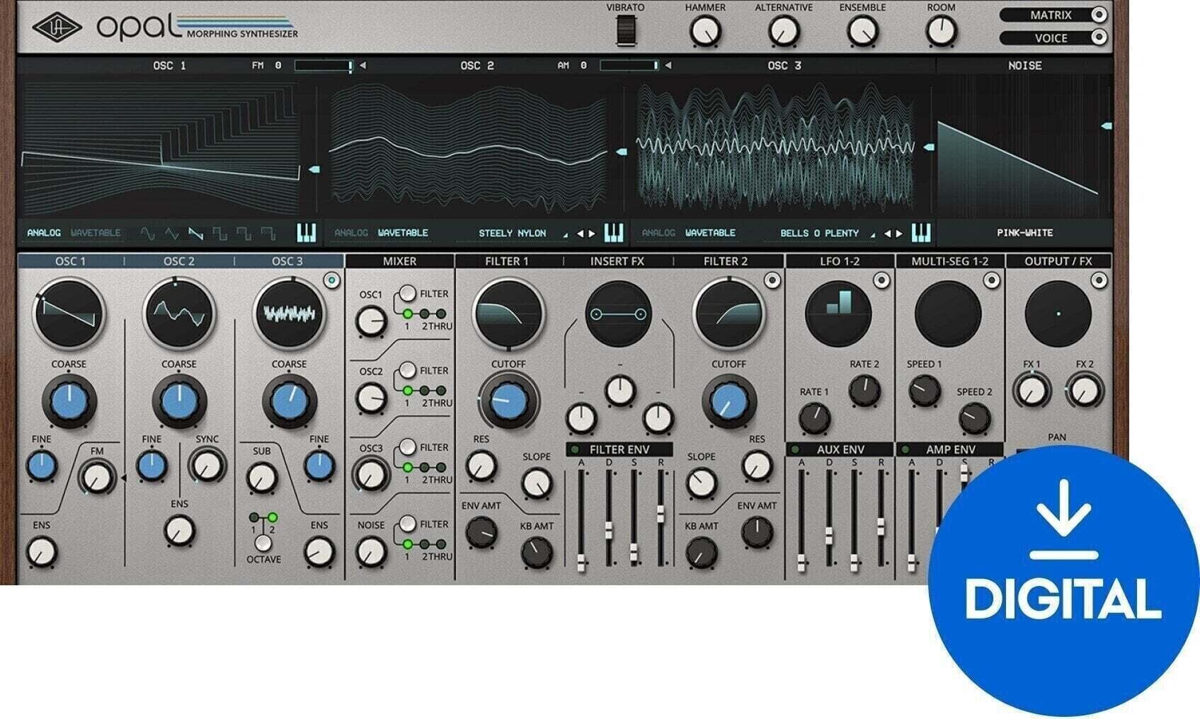 VST Instrument Universal Audio Opal Morphing Synthesizer (Producto digital)