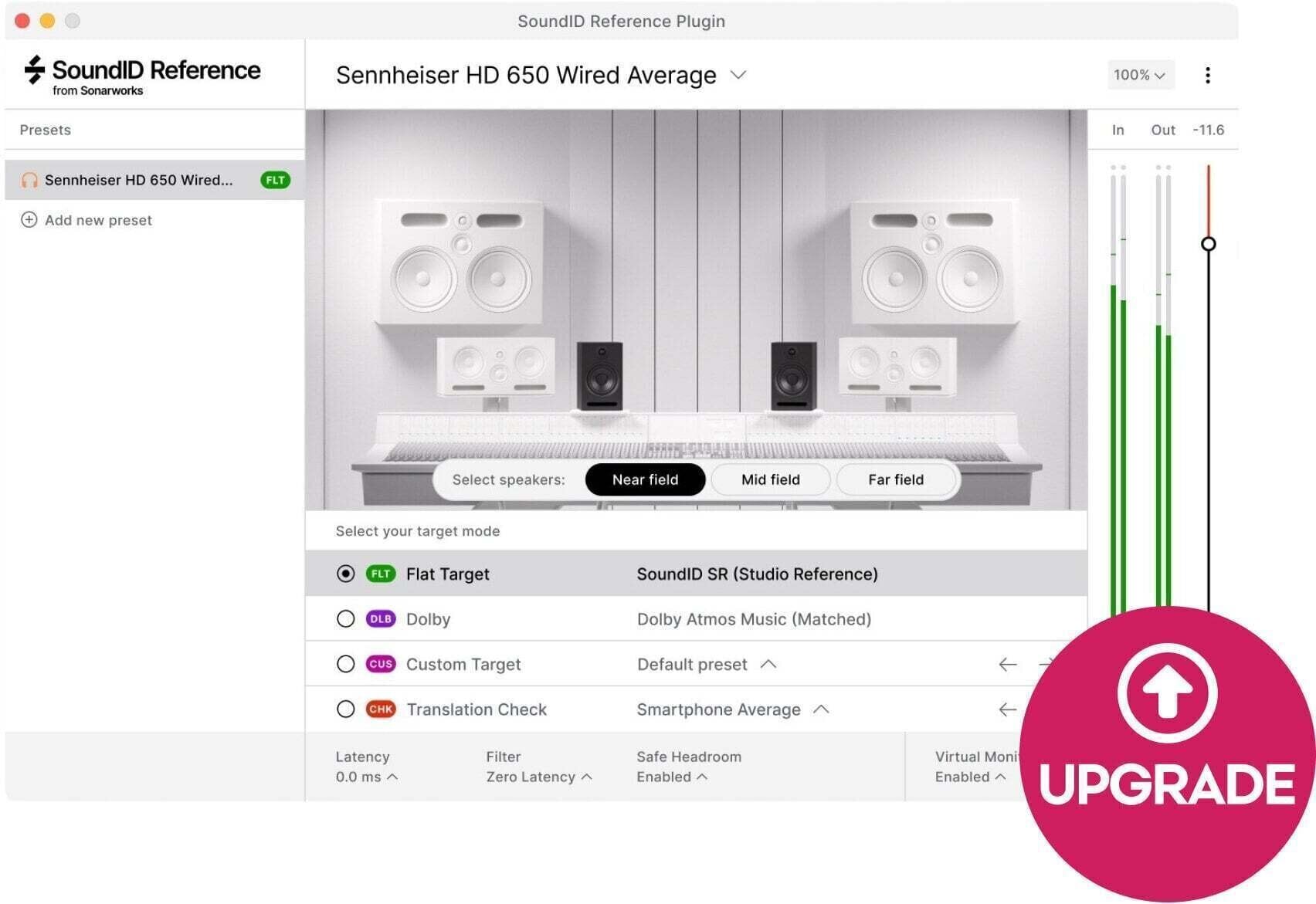 Update / Upgrade / Expansion Sonarworks SoundID Reference Virtual Monitoring Add-on (Digitalni izdelek)