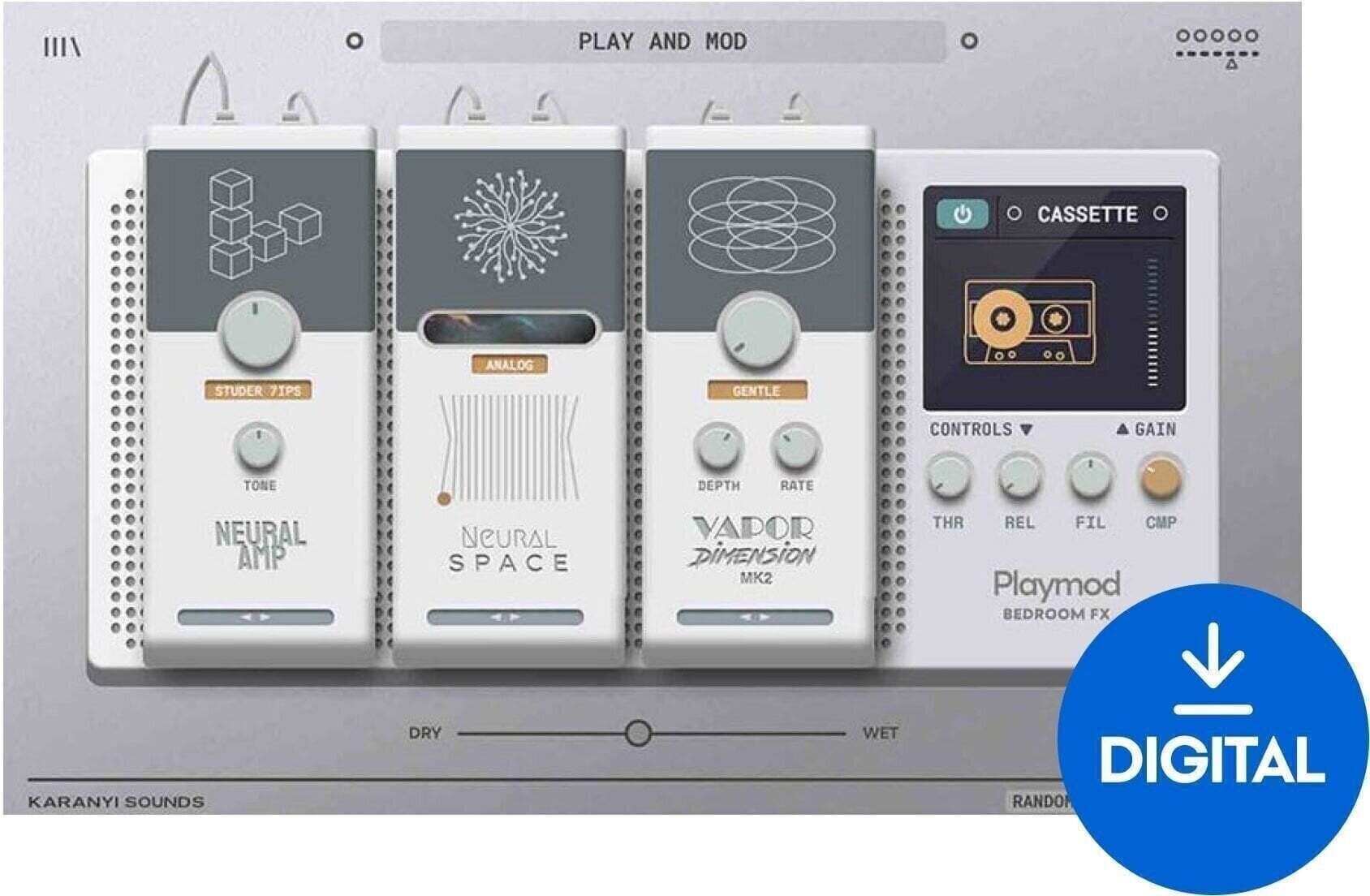Procesador de efectos de complemento de software Karanyi Sounds Playmod (Producto digital)