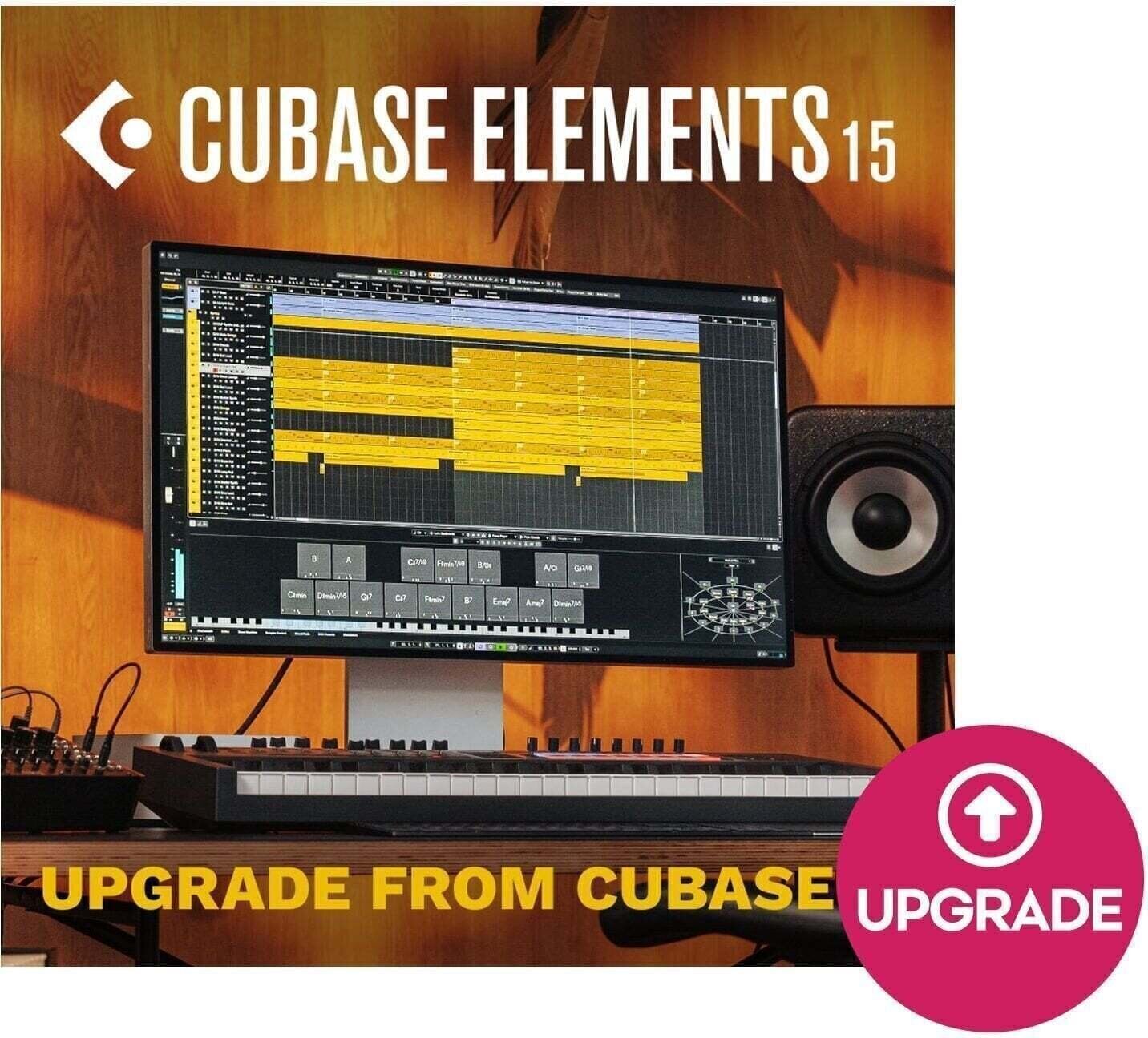 Update / Upgrade / Expansion Steinberg Cubase Elements 15 UG from AI (Digital product)