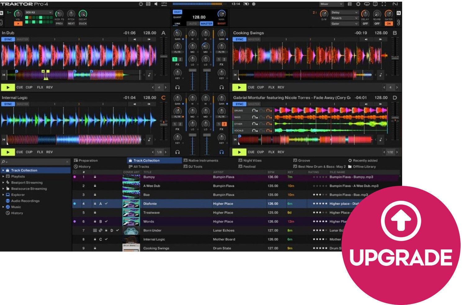 Update / Upgrade / Expansion Native Instruments TRAKTOR PRO 4 UPGRADE FROM TRATKTOR PRO 3 (Digitalni izdelek)