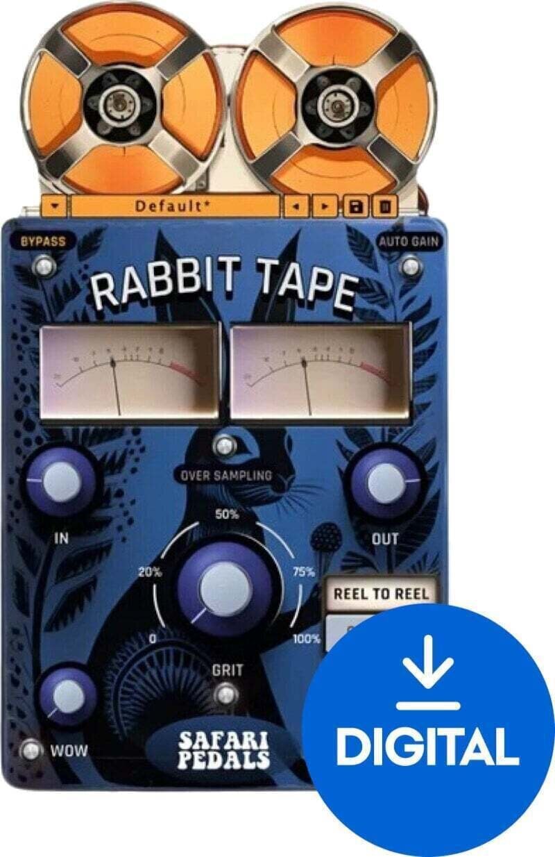 Procesador de efectos de complemento de software Safari Audio Rabbit Tape (Producto digital)