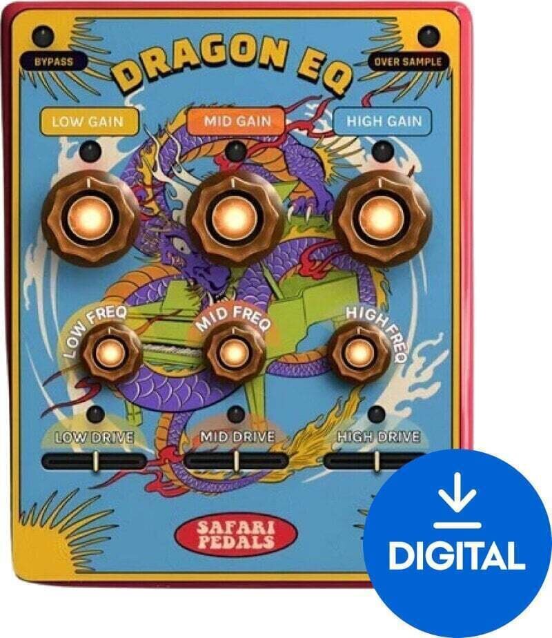 Procesador de efectos de complemento de software Safari Audio Dragon EQ (Producto digital)