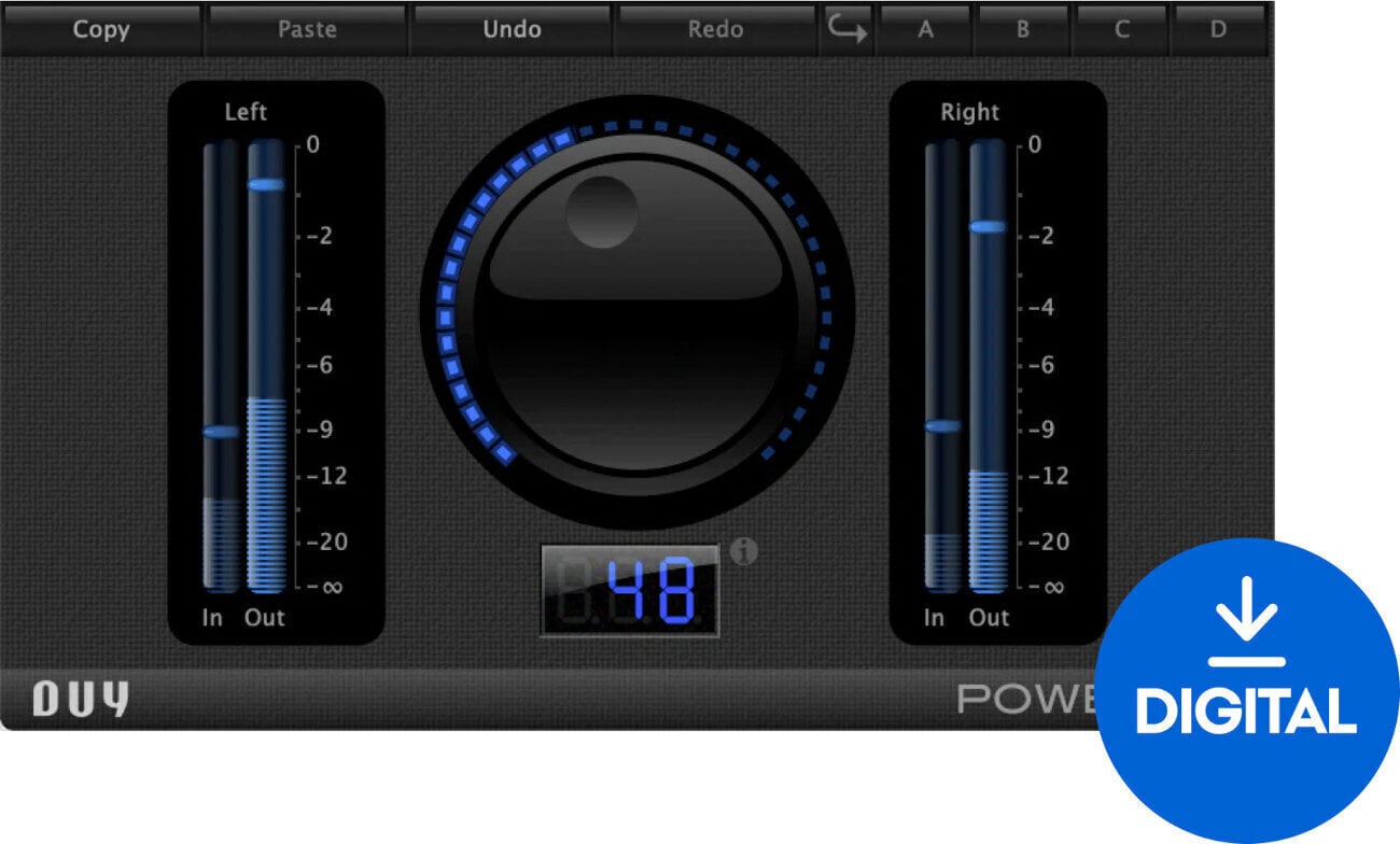 Procesador de efectos de complemento de software DUY Audio POWER (Producto digital)