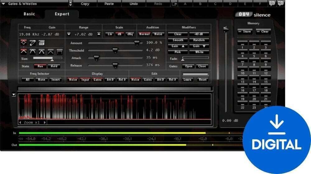 Procesador de efectos de complemento de software DUY Audio Silence (Producto digital)