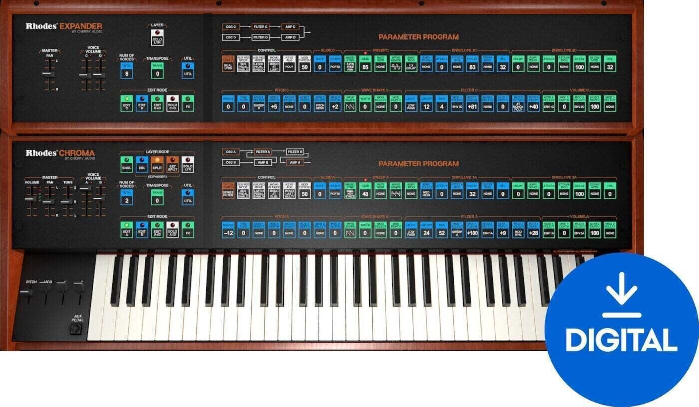 VST Instrument Cherry Audio Rhodes Chroma Synthesizer (Digitalni izdelek)