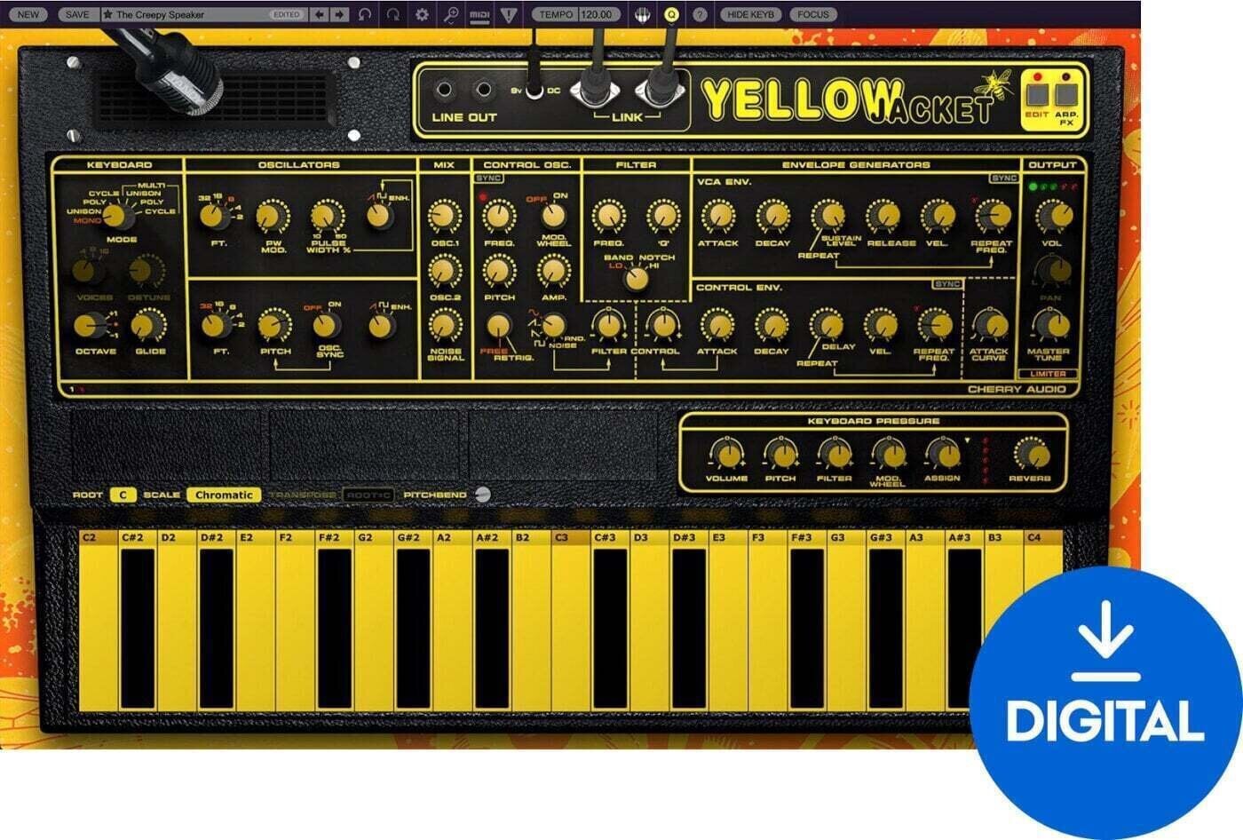 VST Instrument Cherry Audio Yellowjacket Synthesizer (Producto digital)