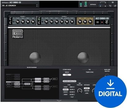 Studijski software plug-in efekt Roland JC-120 (Digitalni izdelek) - 1