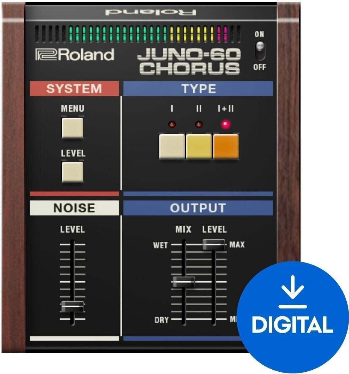 Studijski software plug-in efekt Roland JUNO-60 Chorus (Digitalni izdelek)