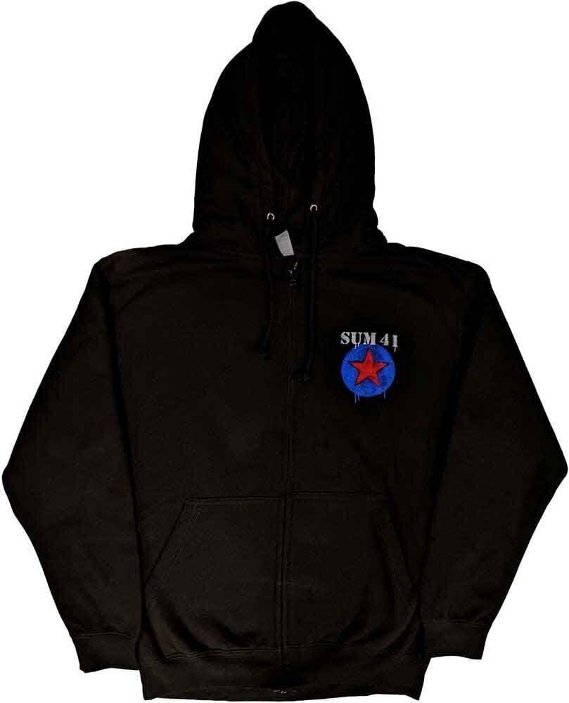 Толстовка з капюшоном Sum 41 Star Logo (Back Print & Ex-Tour) Black М Толстовка з капюшоном