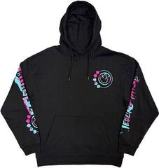 Hoodie Blink-182 Collage Splatter (Back & Sleeve Print)