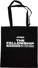 Music bag Ateez Fellowship Beginning Of The End (Back Print & Ex-Tour) Tote Bag Black