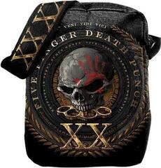 Muzikos krepšys Five Finger Death Punch Vendi Vidi Vici Kryžinis krepšys Black