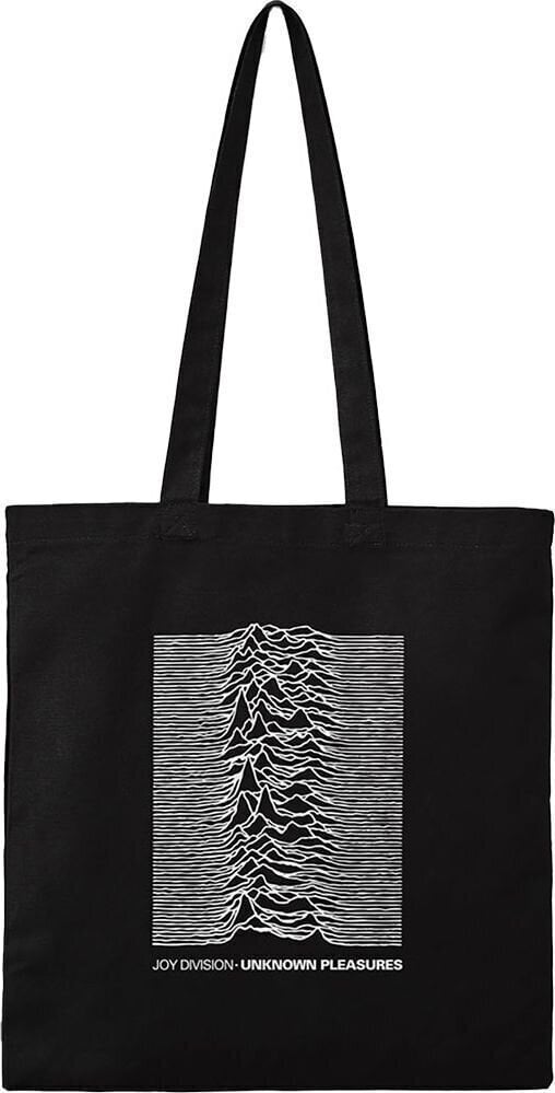 Glazbena torba Joy Division Unknown Pleasures (Organic) Torba za rame Black