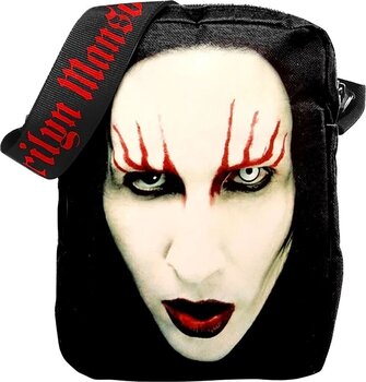 Glasbena torba Marilyn Manson Red Lips Torba čez telo Black - 1