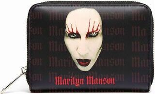 Peněženka Marilyn Manson Logo / Red Lips Peněženka Black