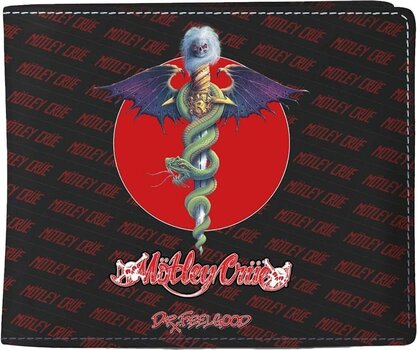 Denarnica Mötley Crüe Dr Feelgood 2 Denarnica Black - 1