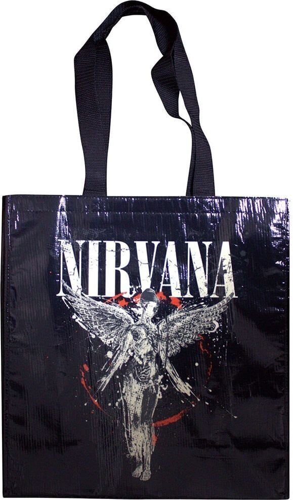 Music bag Nirvana In Utero Tote Bag Black