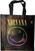 Glazbena torba Nirvana Sorbet Ray Happy Face (Back Print) Torba za rame Black