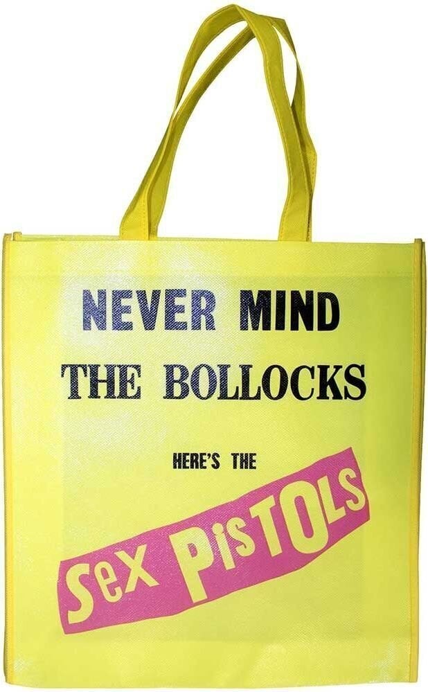 Glazbena torba Sex Pistols Never Mind The Bollocks Original Album (Back Print) Torba za rame Yellow