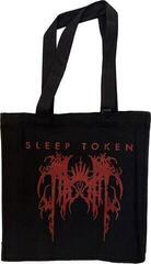 Glazbena torba Sleep Token Grunge Logo Torba za rame Black