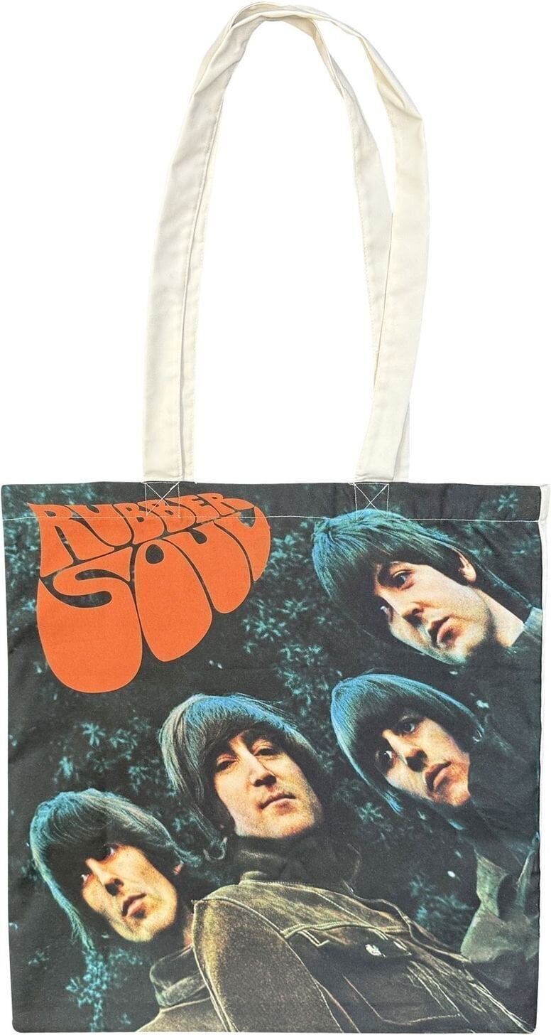Glazbena torba The Beatles Rubber Soul (Back Print) Torba za rame Black