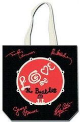 Glazbena torba The Beatles Love Drum (Back Print) Torba za rame Multicolour