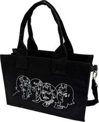 Glazbena torba The Beatles White Album Faces & Apple (Back Print) Torba za rame Black