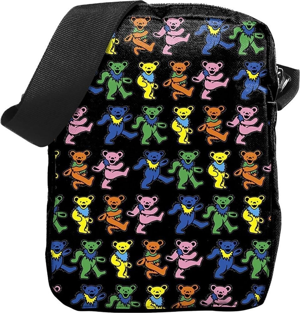 Glazbena torba The Grateful Dead Dancing Bears Križna torba Black