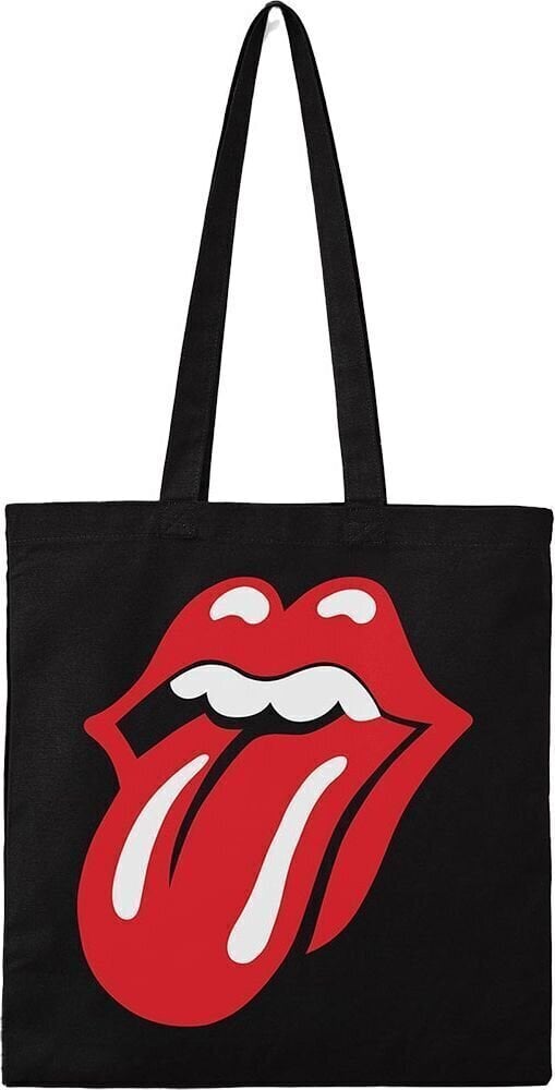 Glazbena torba The Rolling Stones Classic Tongue (Organic) Torba za rame Black