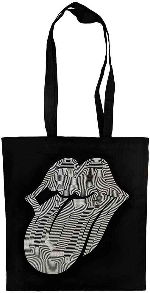Glazbena torba The Rolling Stones Hackney Diamonds Holo Tongue Torba za rame Black