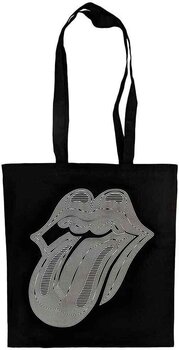 Glazbena torba The Rolling Stones Hackney Diamonds Holo Tongue Torba za rame Black - 1
